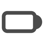 Battery Empty SVG Icon